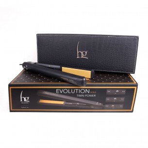 Piastra per capelli Hg Evolution Twin Power oro